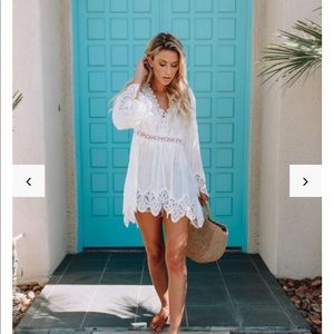 Lace Bell Sleeve Tunic